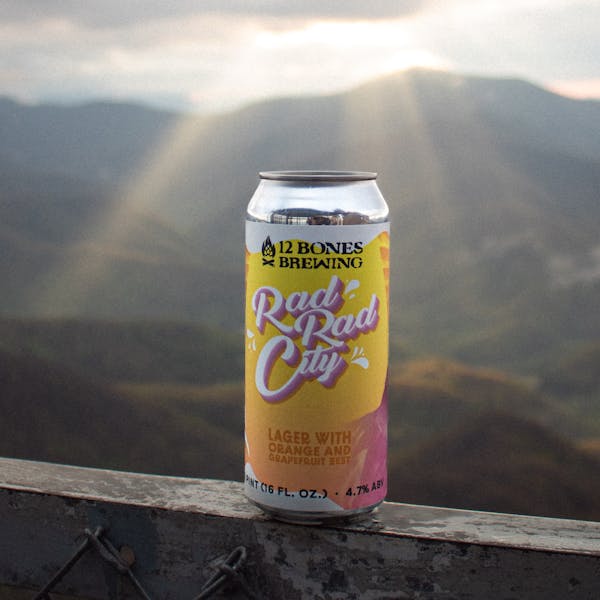 Can of Rad Rad City Beer