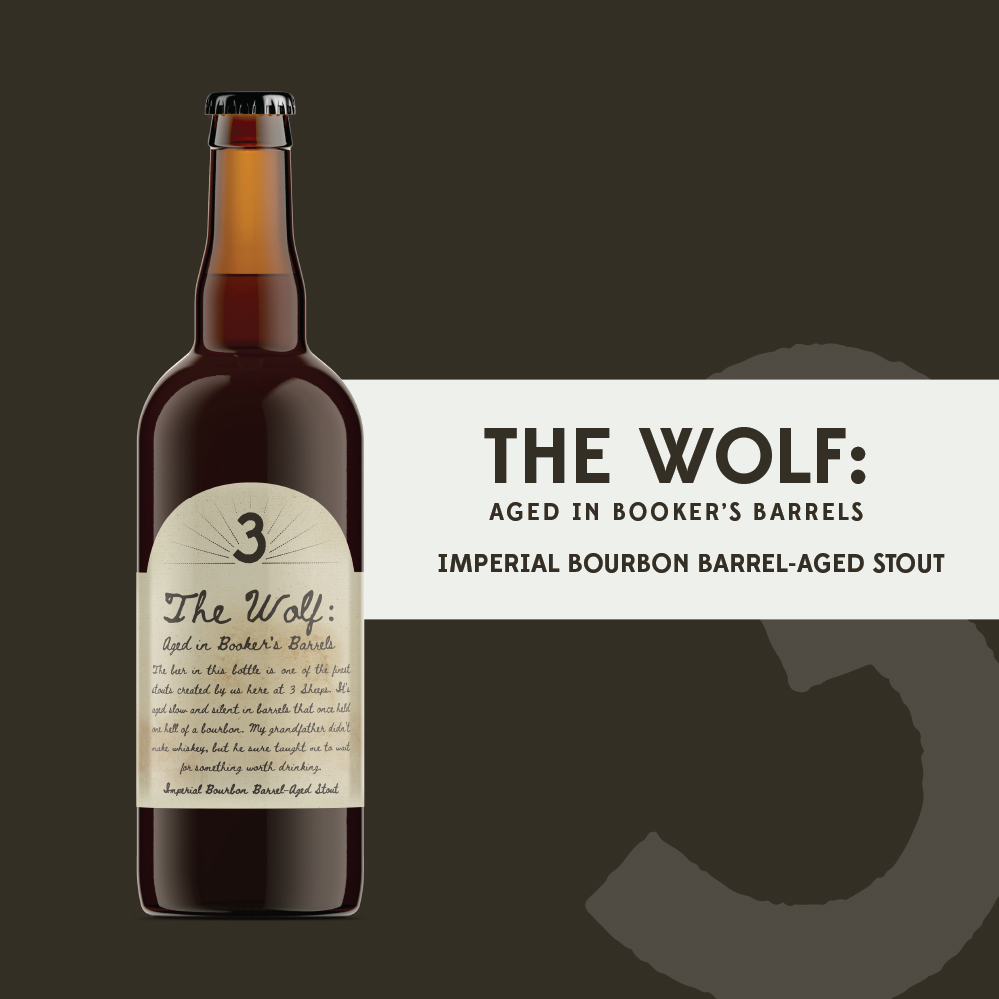 3S_Promo_Webstore-Graphic_22oz-Bottle_The Wolf Booker_s Barrels