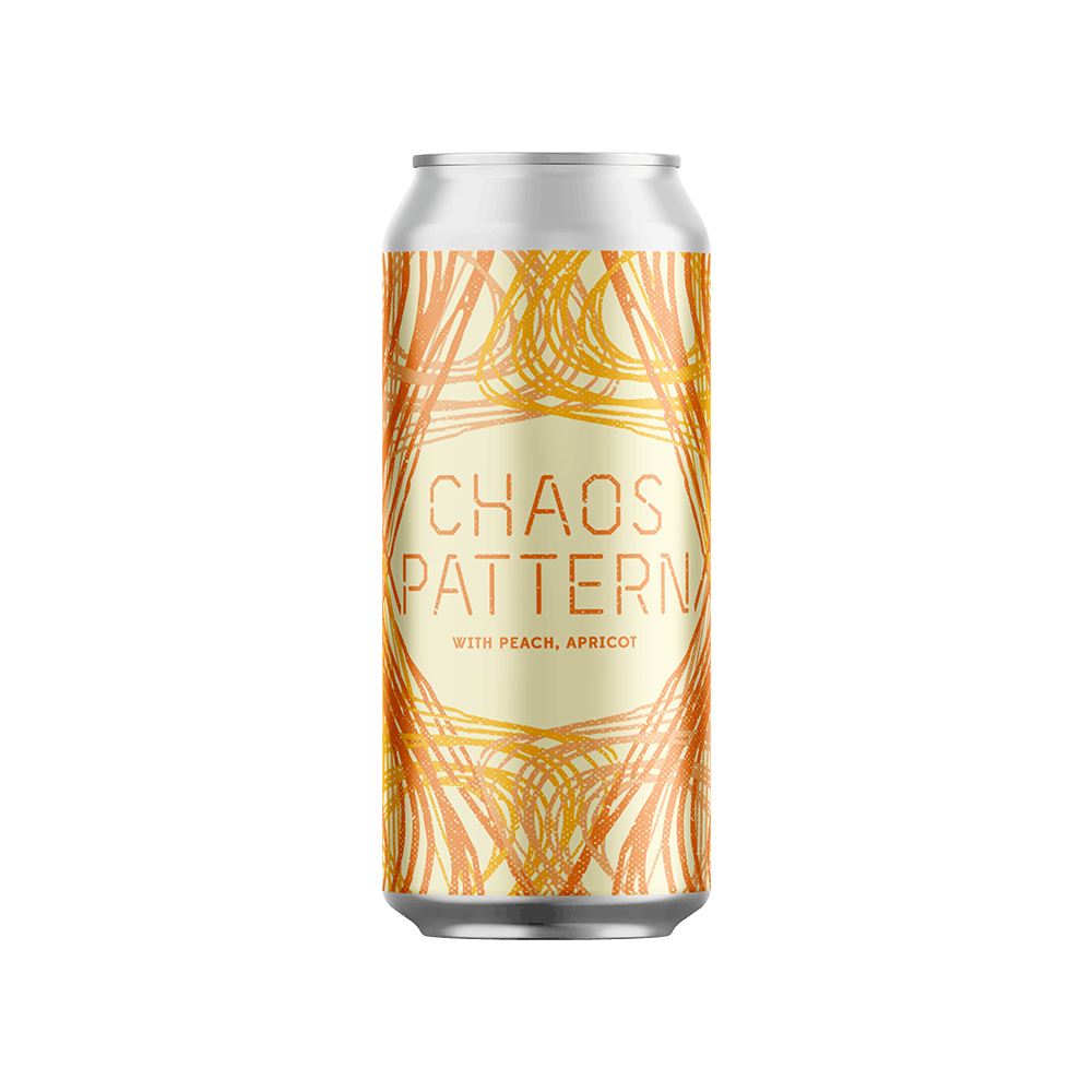 Chaos Pattern with Peach and Apricot 3 Sheeps Brewing