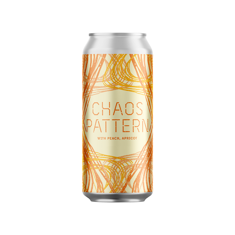 Chaos Pattern with Peach and Apricot by 3 Sheeps Brewing Co