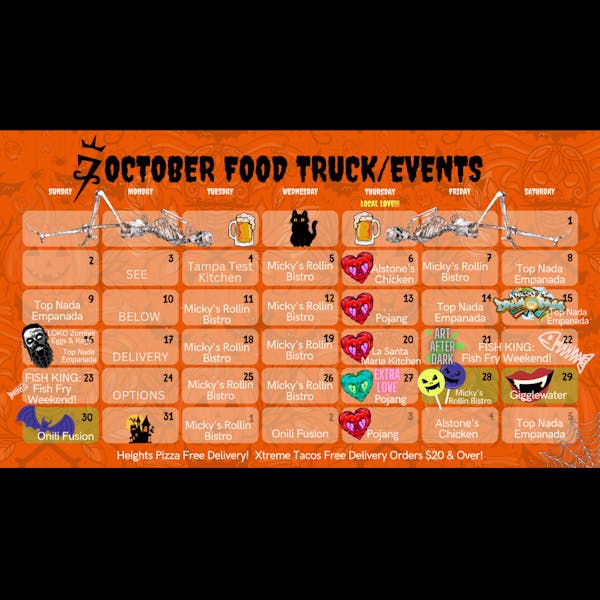 7venth Sun Tampa October Food Trucks!