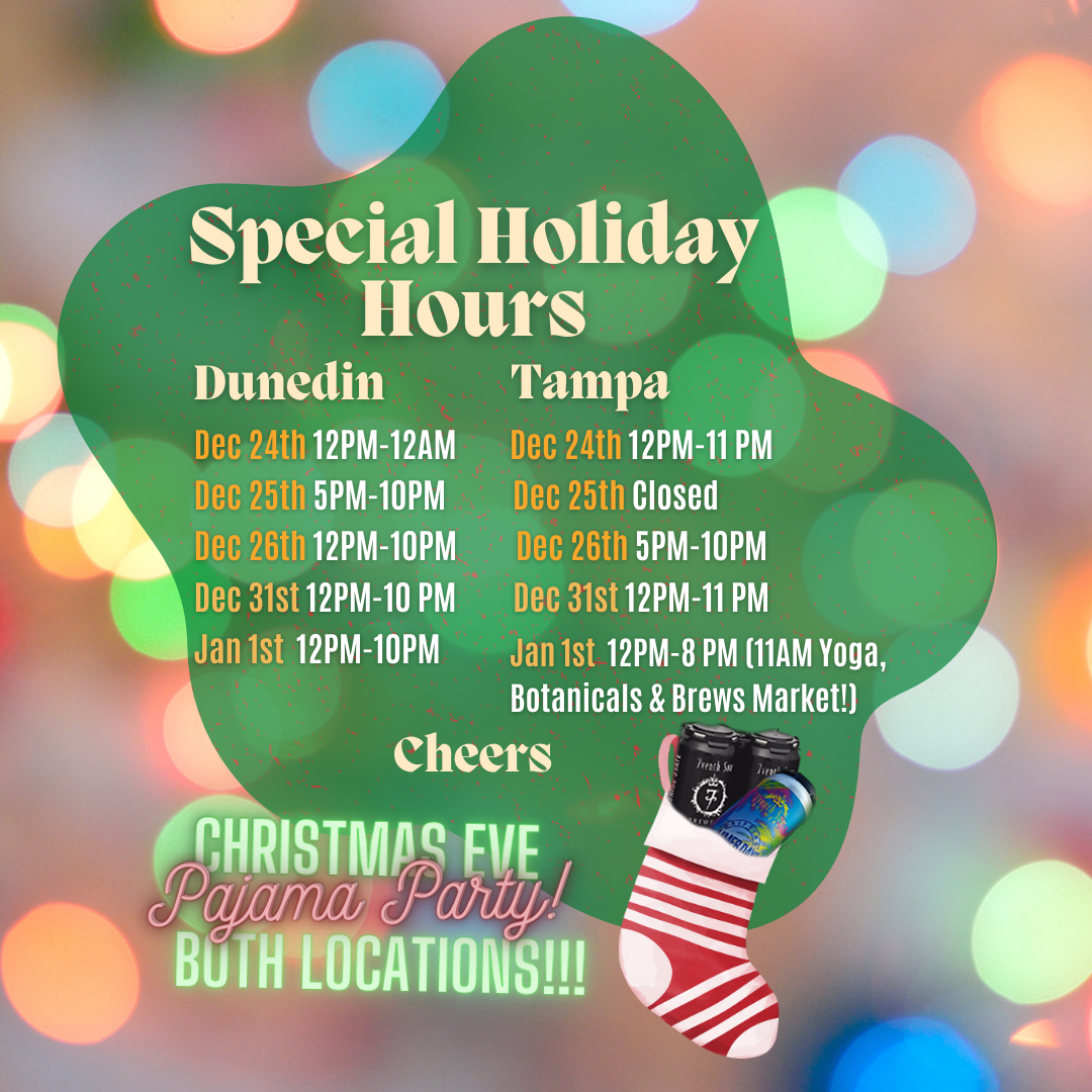 HOLIDAY HOURS