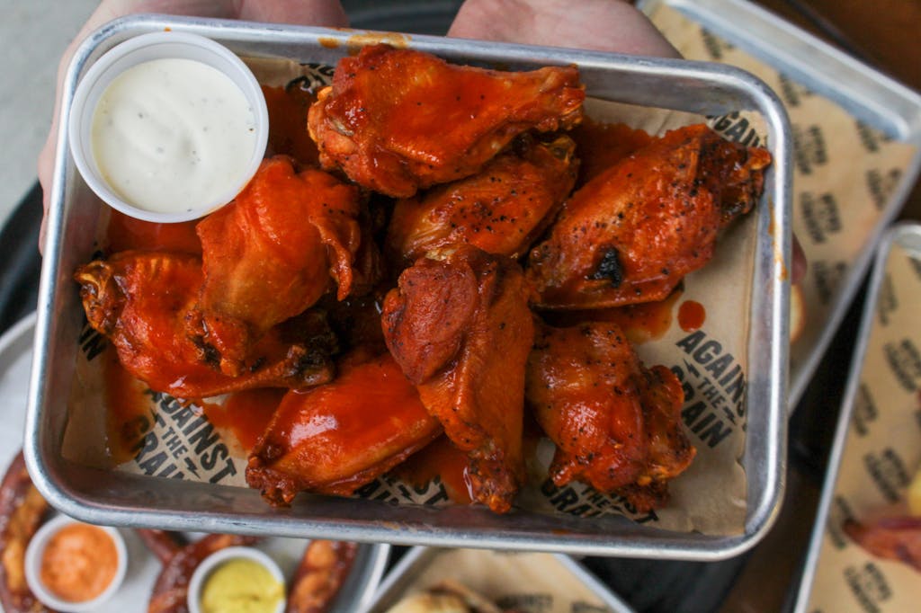a photo of hot wings
