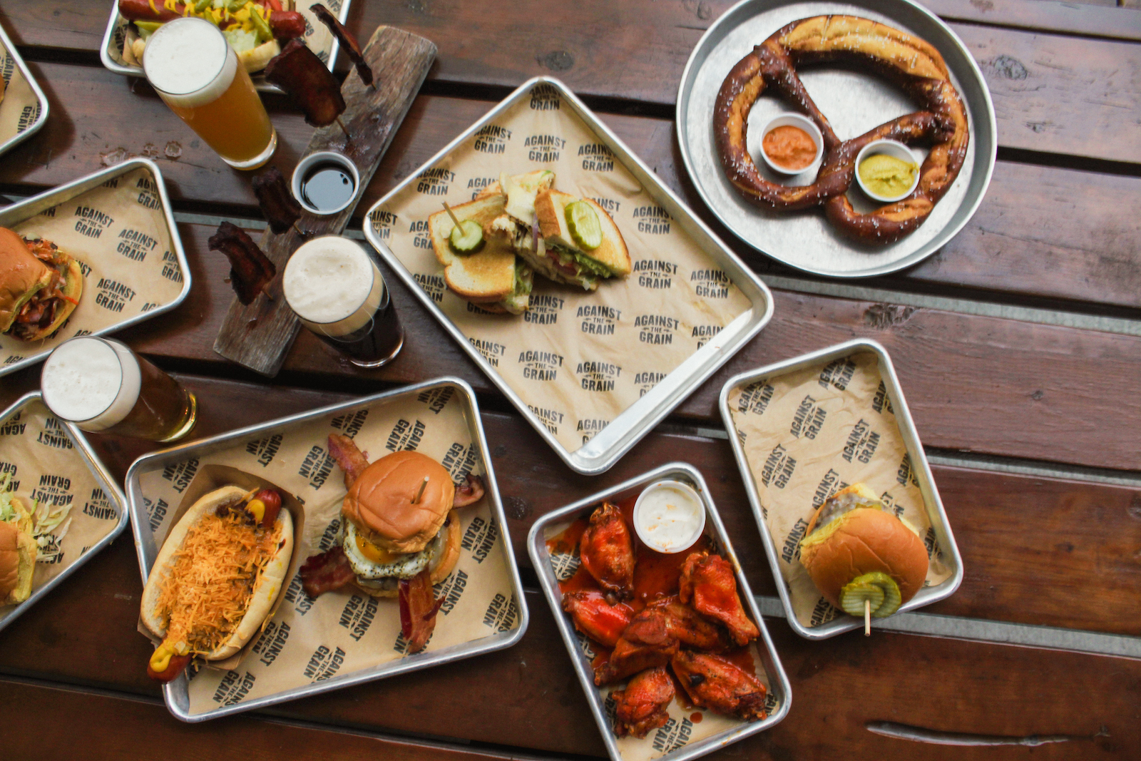 Food Menu 2023 | Downtown | Against the Grain