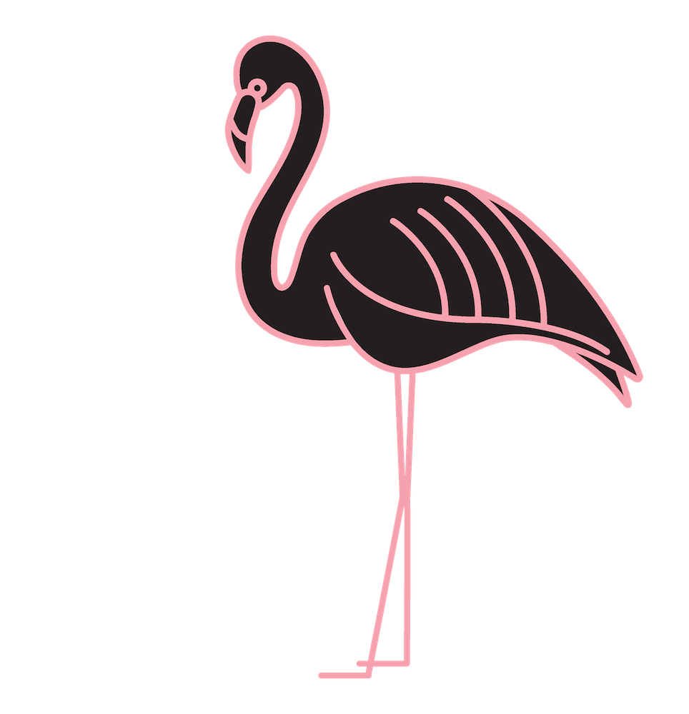 The flamingo loundge logo