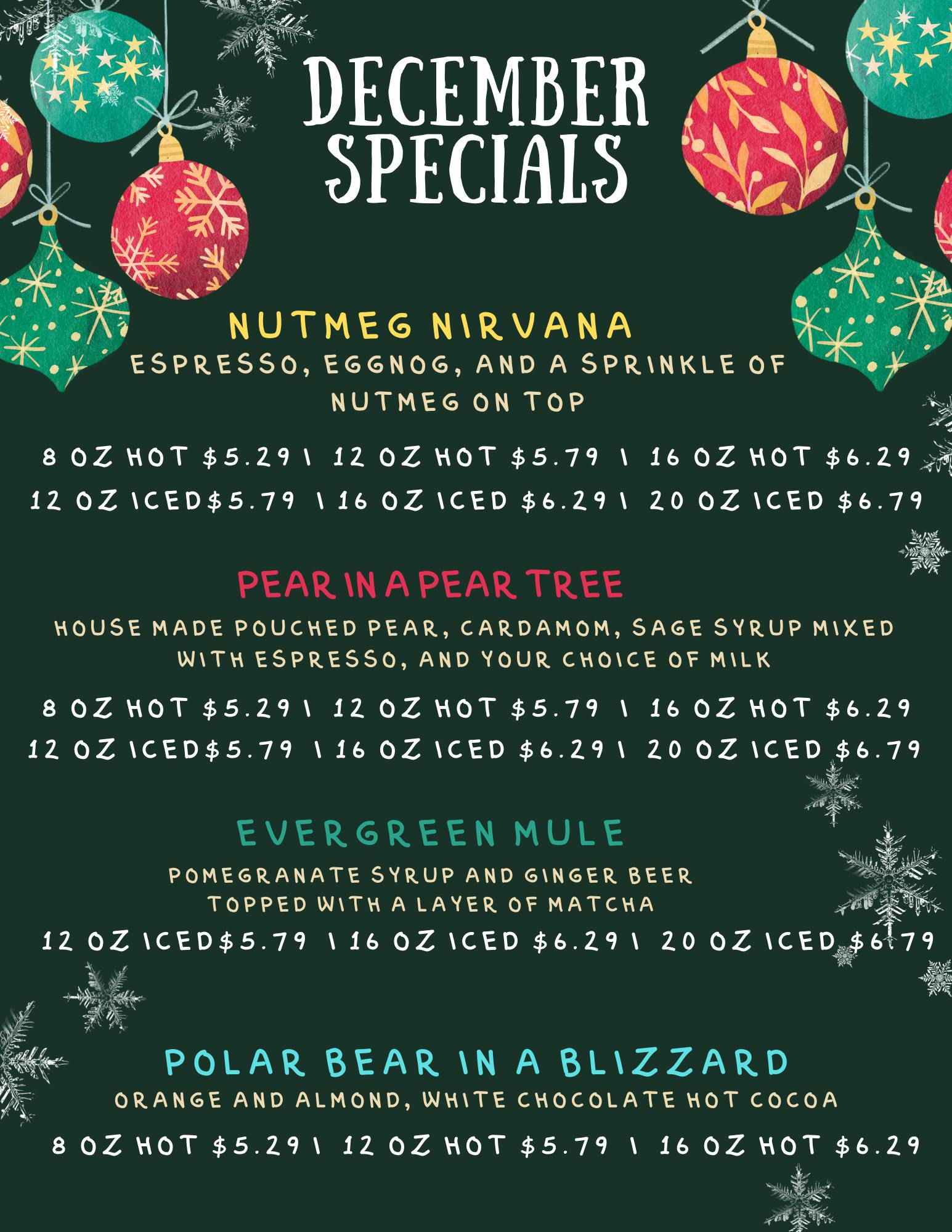 Dec 25 Specials