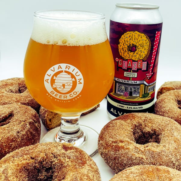 Glazed Beer with donuts