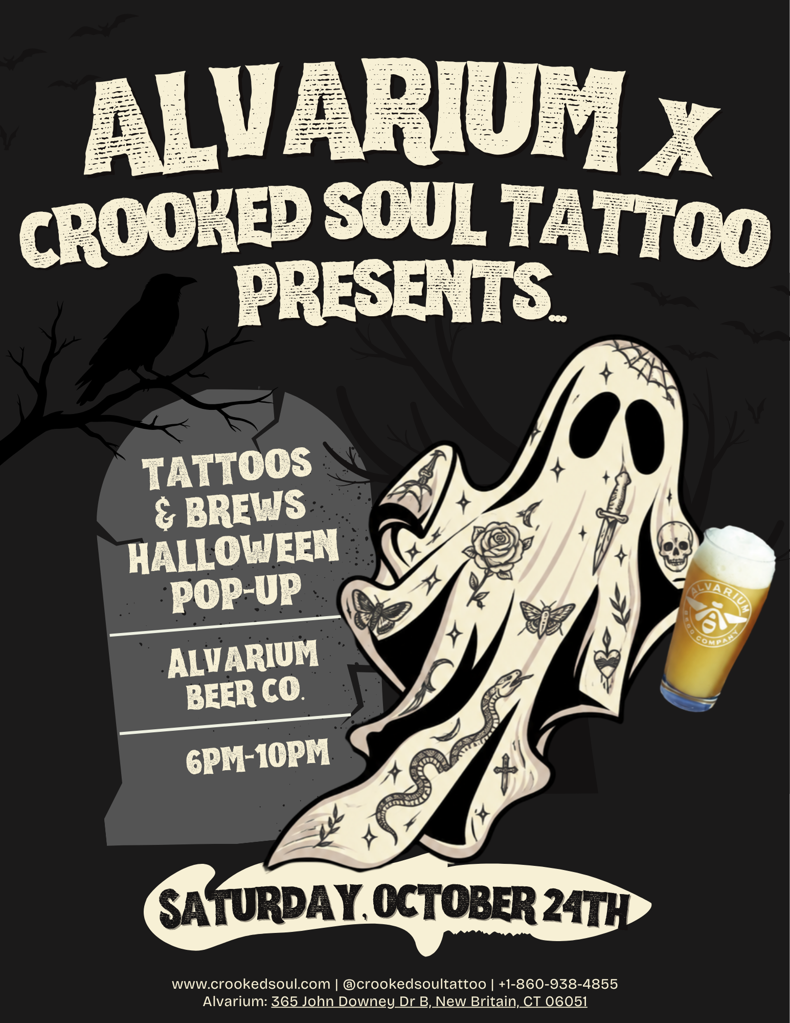 Brews & Tattoos Halloween Pop Up