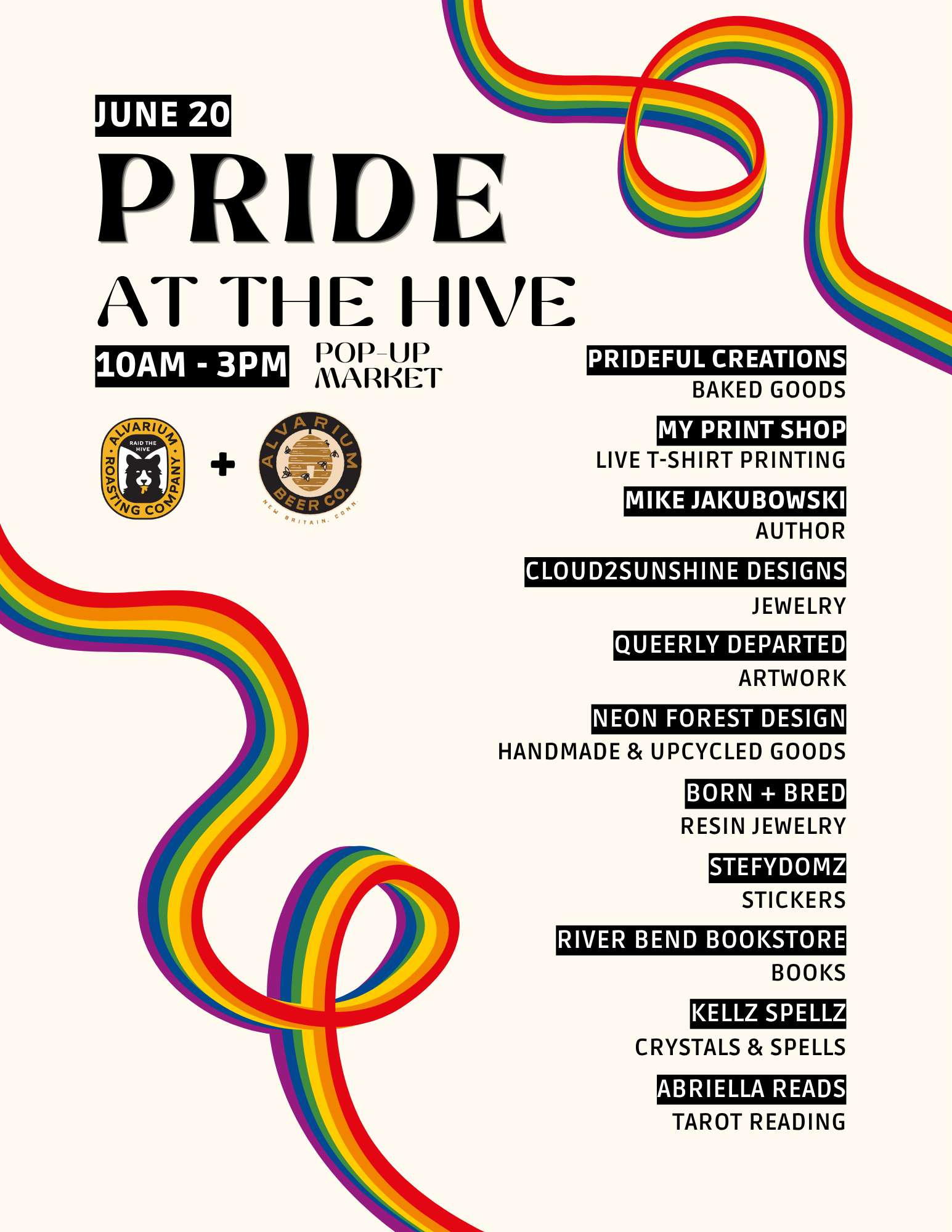 PRIDE at the Hive Flyer
