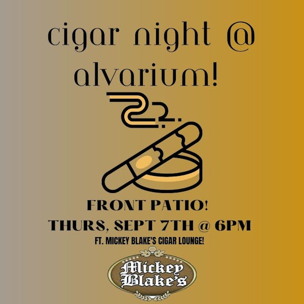 Cigar Night @ Alvarium!