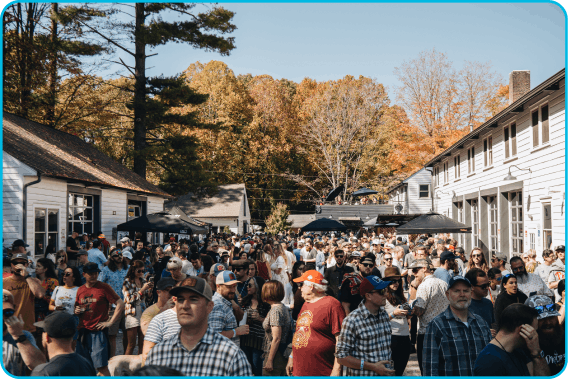 large crowd at the event