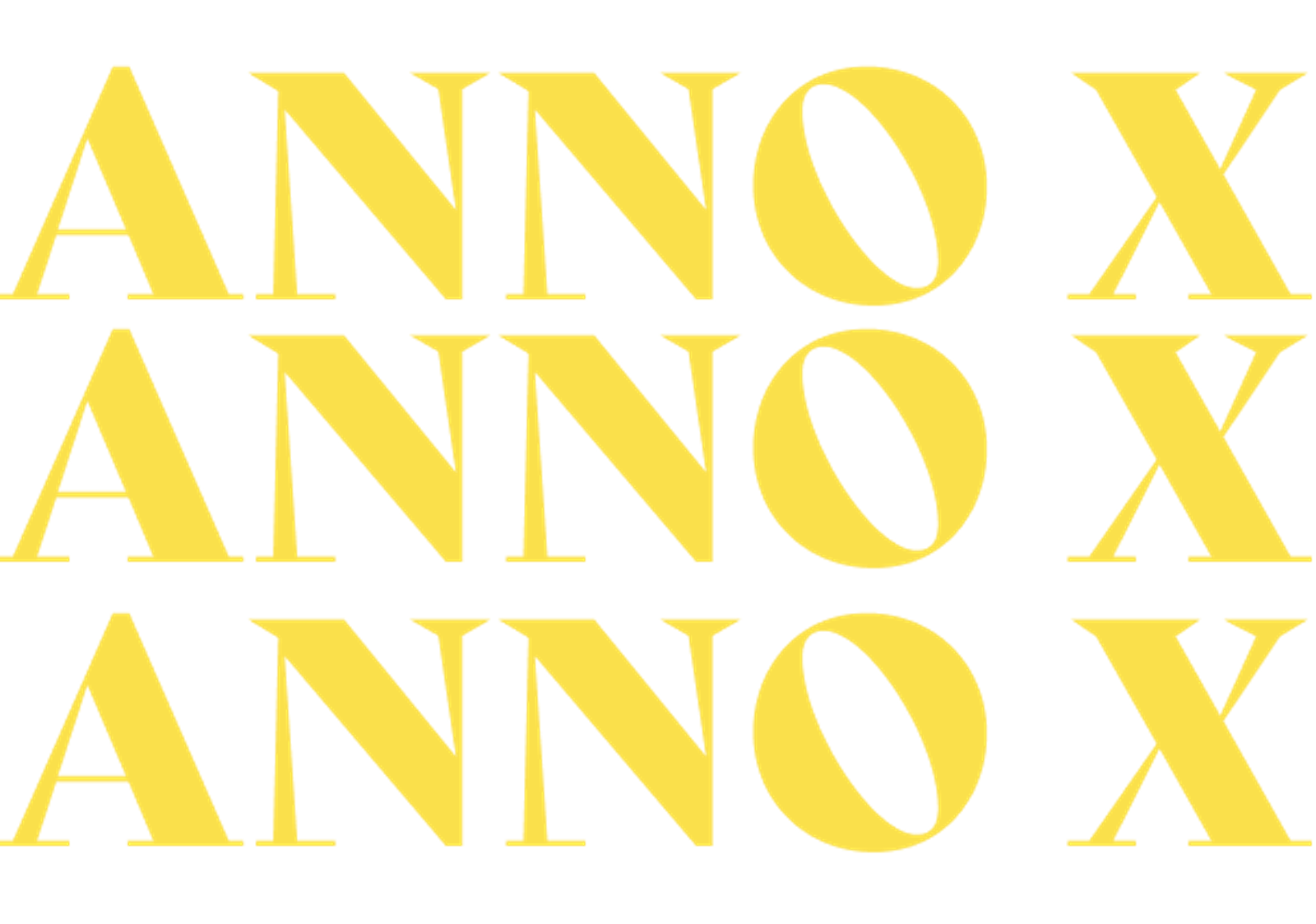 TripleAnnoX Anno X copy listed 3 times