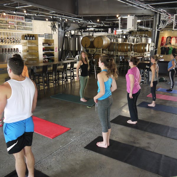 Carolina Beer Guy: Brewery yoga catching fire – Mountain Xpress