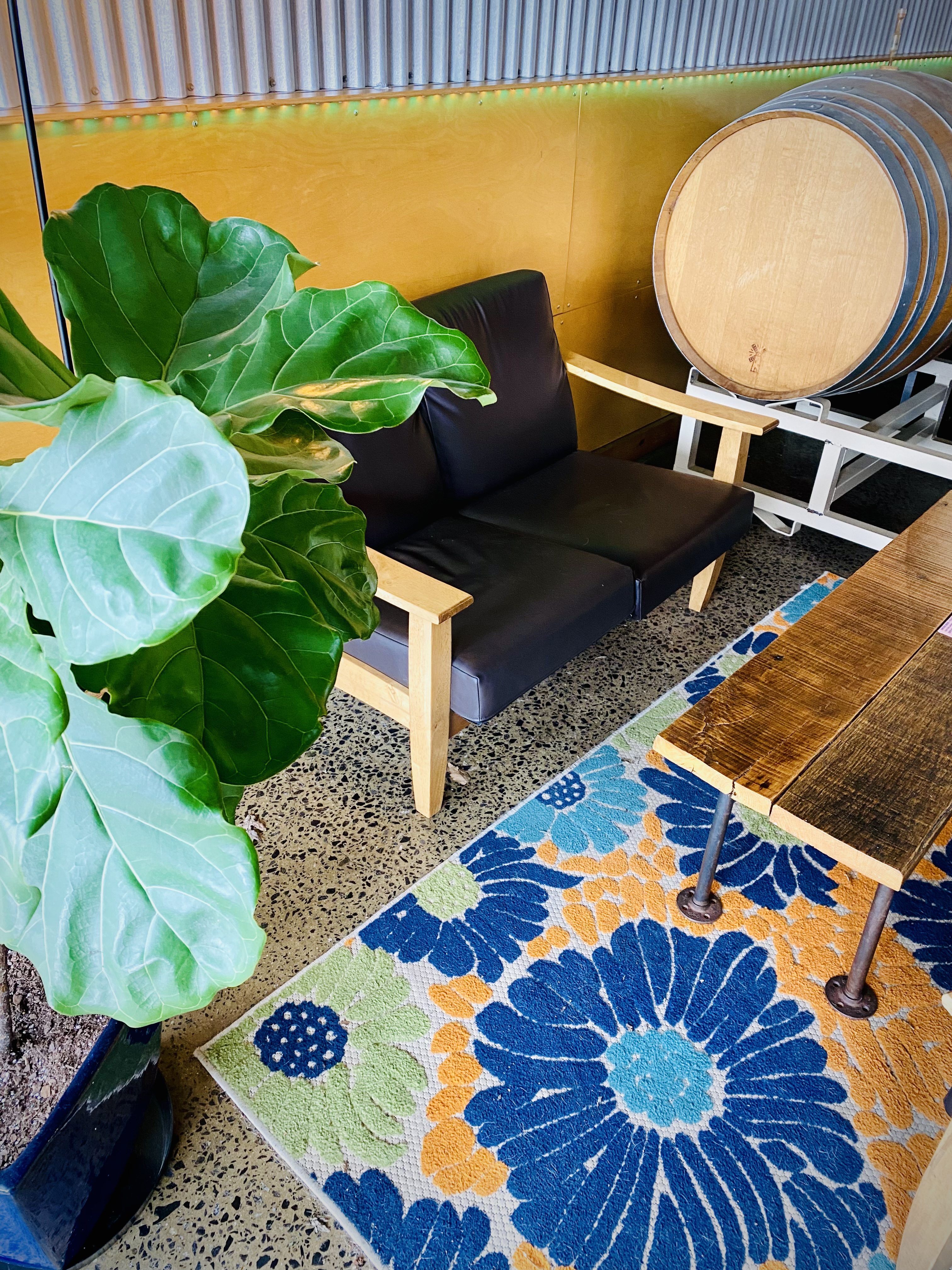 Haywood taproom seating