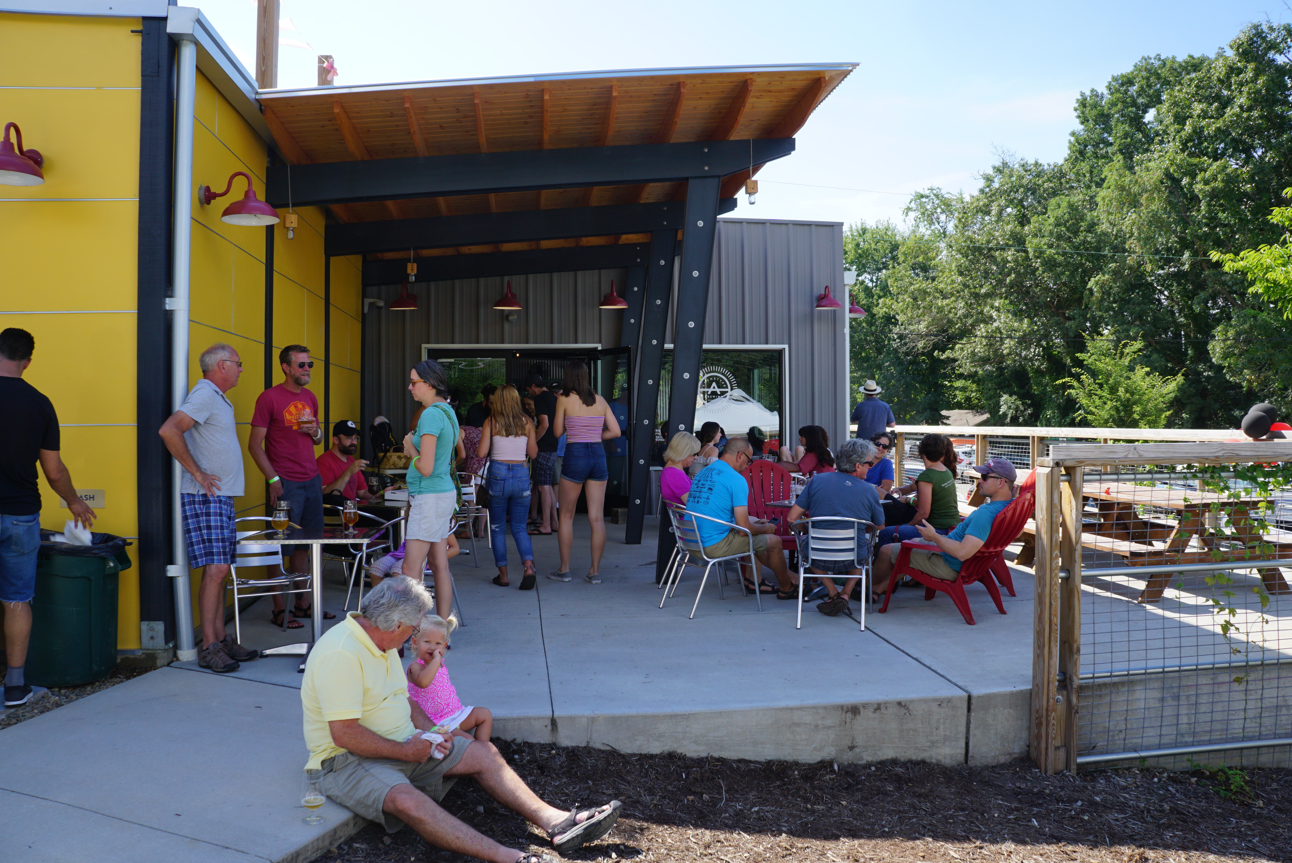 Haywood west taproom exterior outside