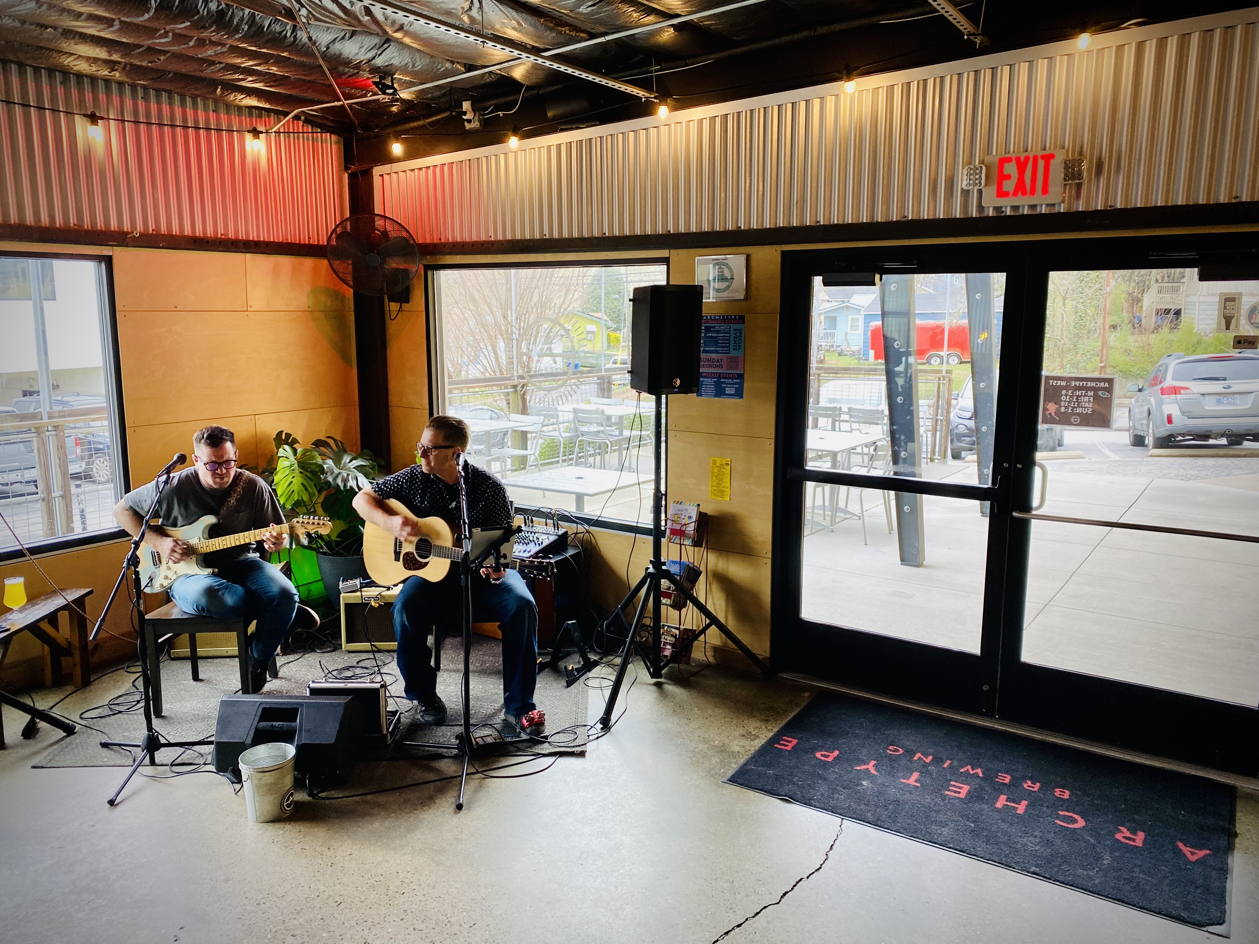 Live music Haywood Sunday sessions Joshua and patrick