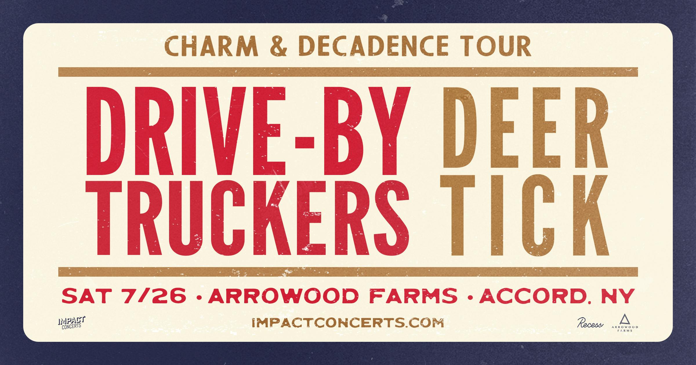 7/26: Drive-By Truckers &amp; Deer Tick