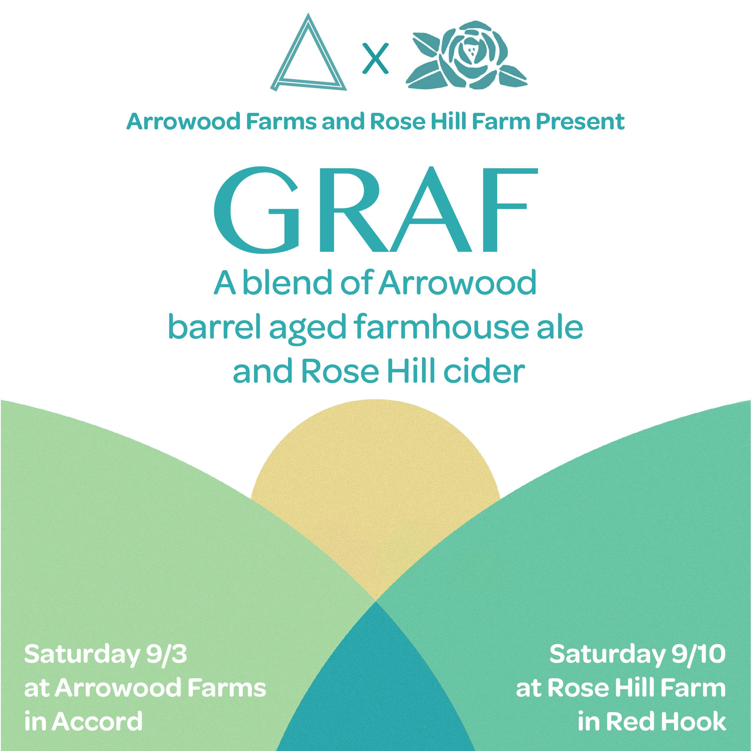 Graf • Apple Farmhouse Ale Launch Event Arrowood Farms