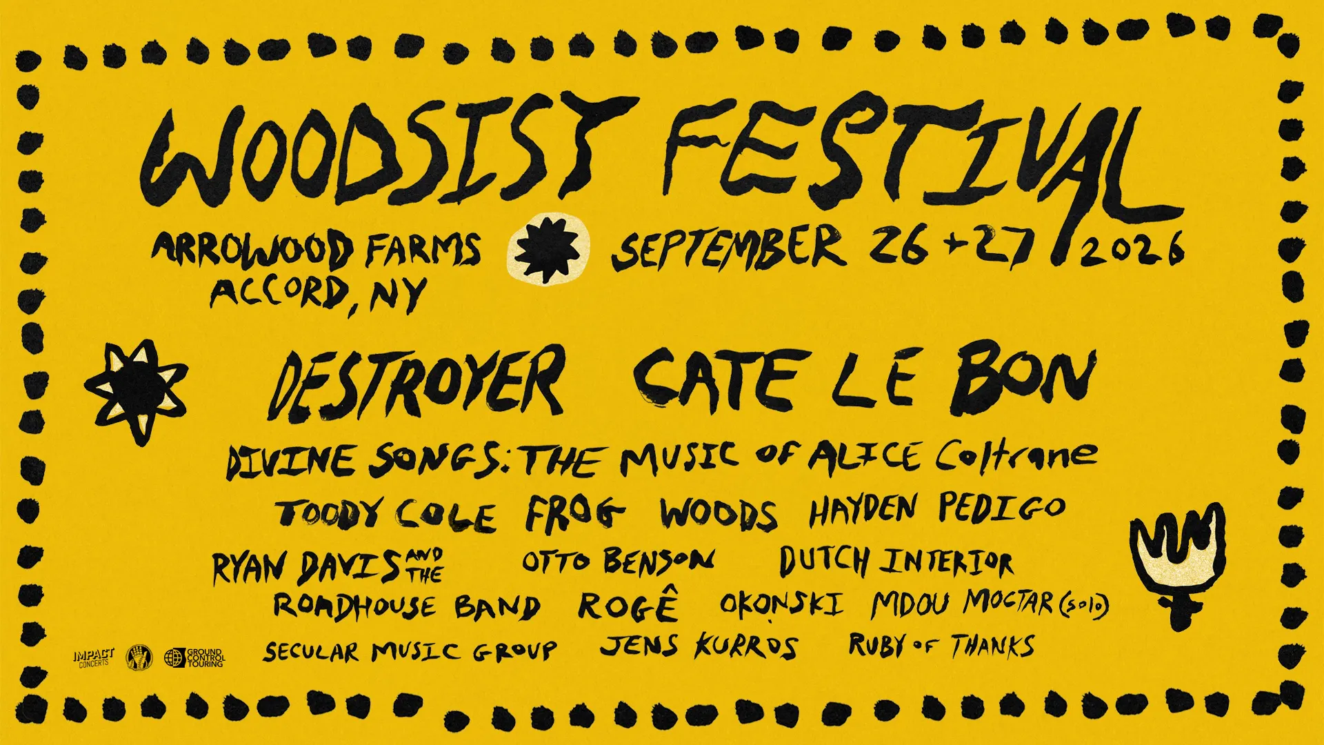 woodsist 2026 LINEUP 1920x1080
