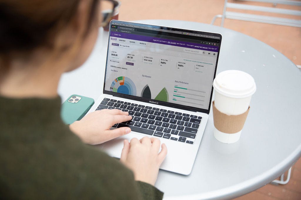 Arryved AMB product displayed on a computer screen