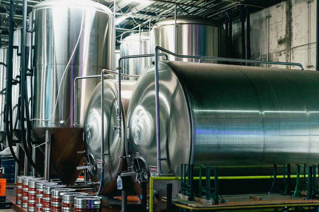 stainless steel brewing equipment