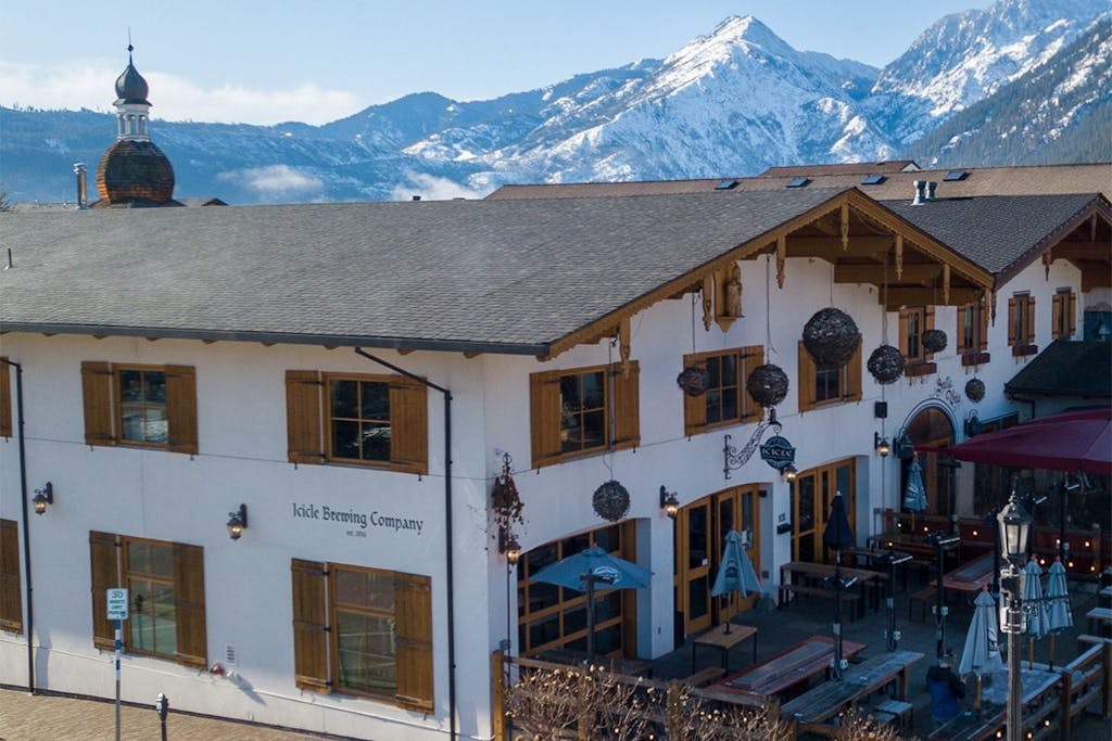 exterior of Icicle Brewing taproom