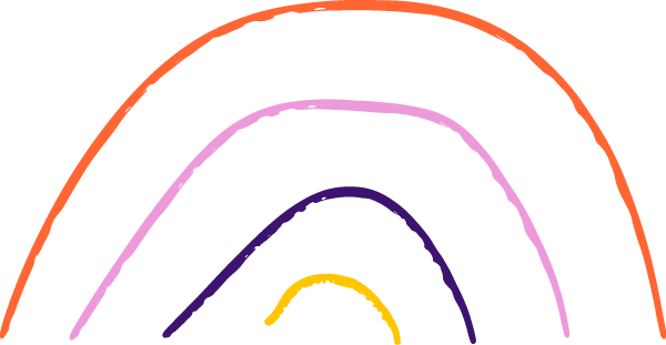 rainbow graphic
