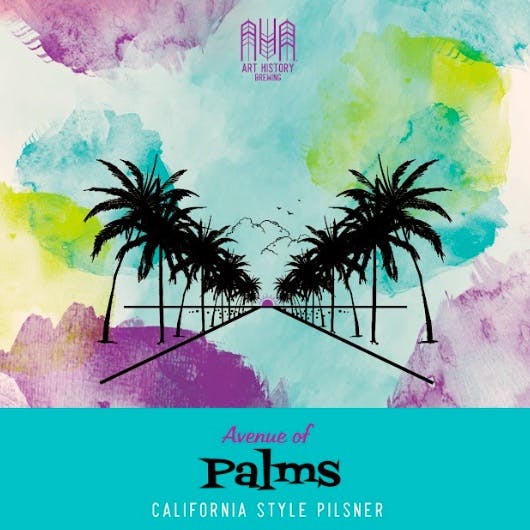 Ave of Palms Untappd Label