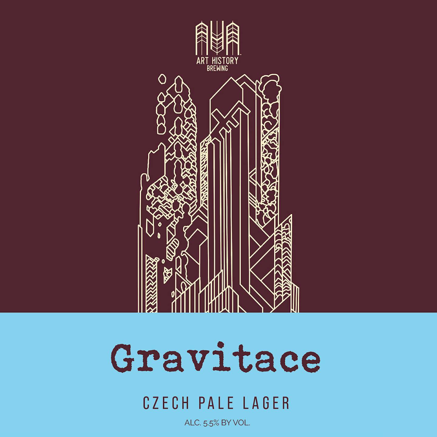 Gravitace Beer Label