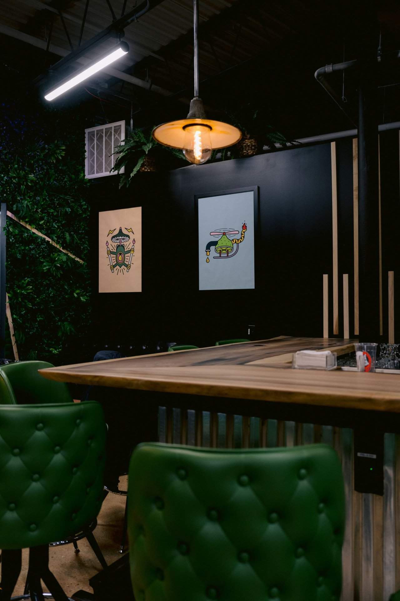 Interior photo of Babycat taproom