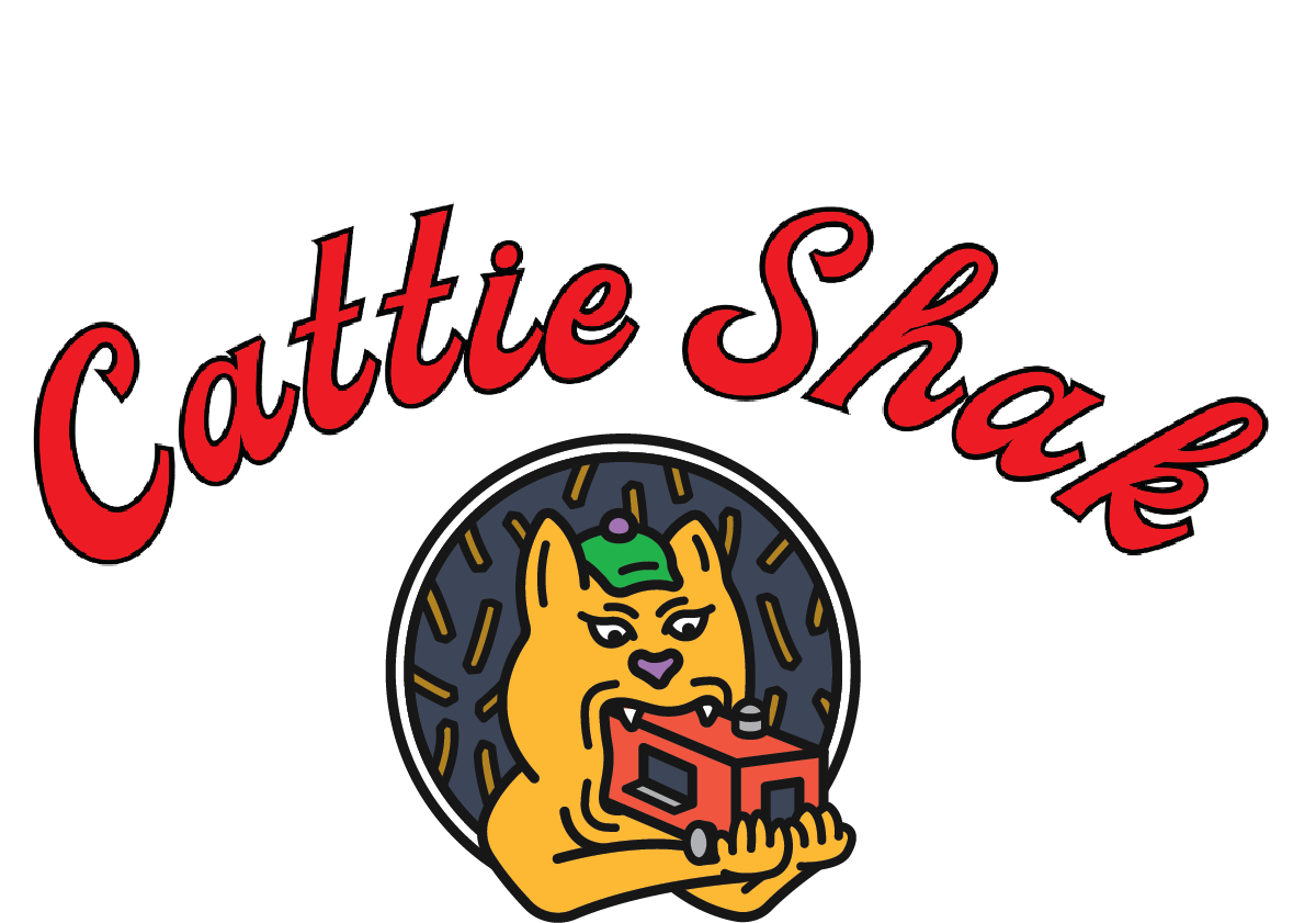 cattie-shak-logo Cattie Shack food truck logo - full color