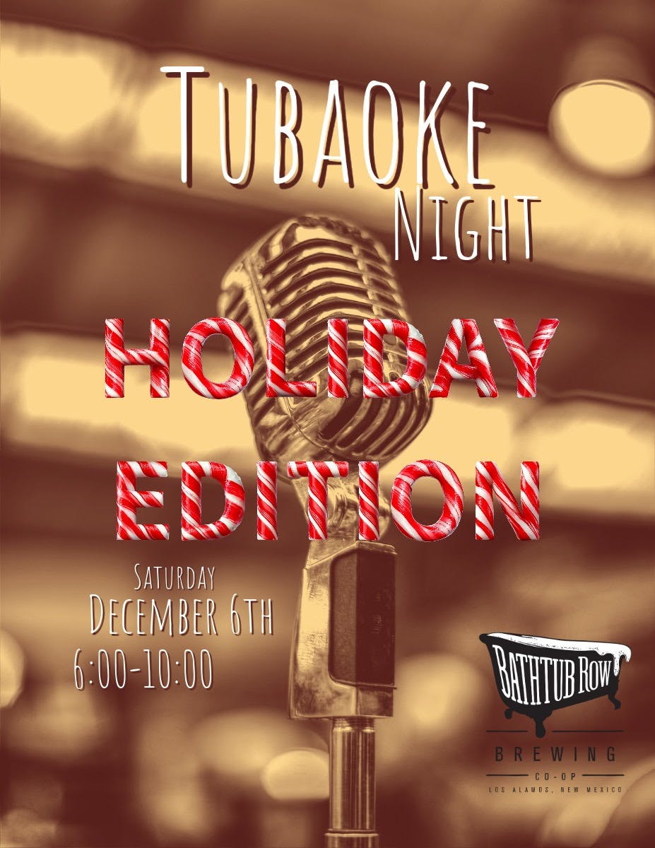 Tubaoke Holiday Edition event graphic