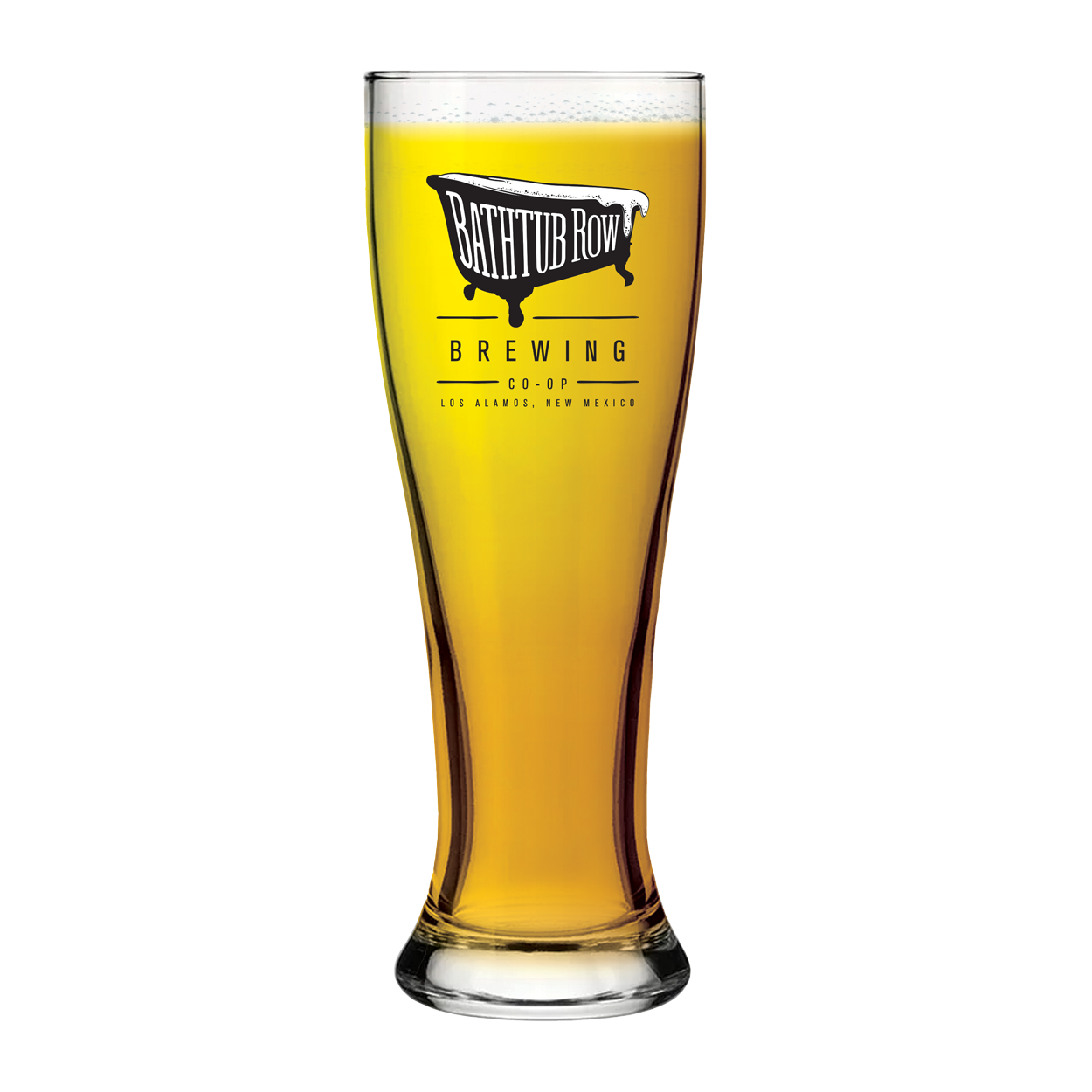 Pilsner Glass with Hazy Beer