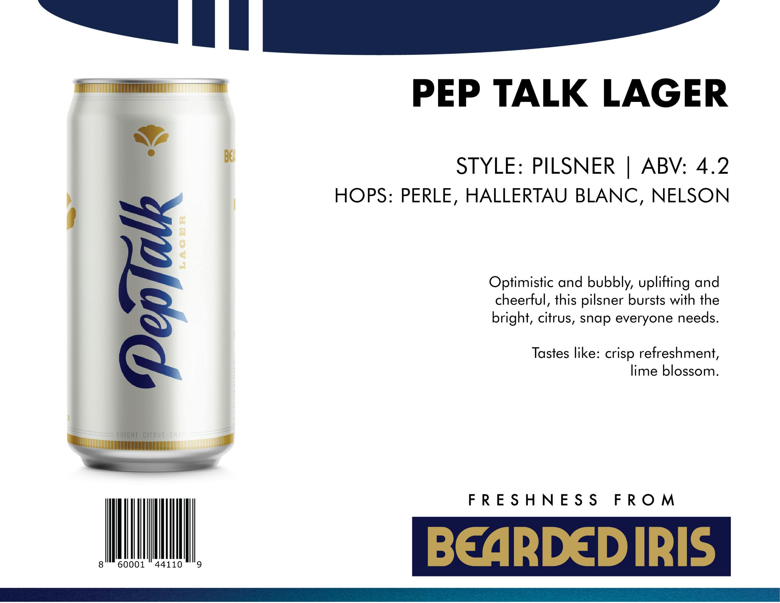 Pep Talk Lager Sell Sheet-01