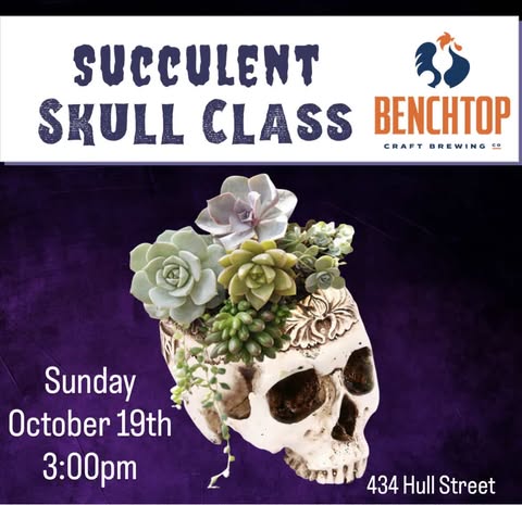 Succulent Skull Class | RVA