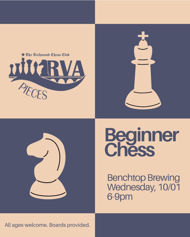 RVA Chess Pieces at Benchtop