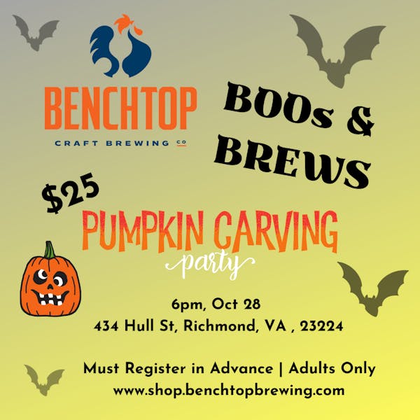 RVA | Boo’s and Brews Pumpkin Carving Party