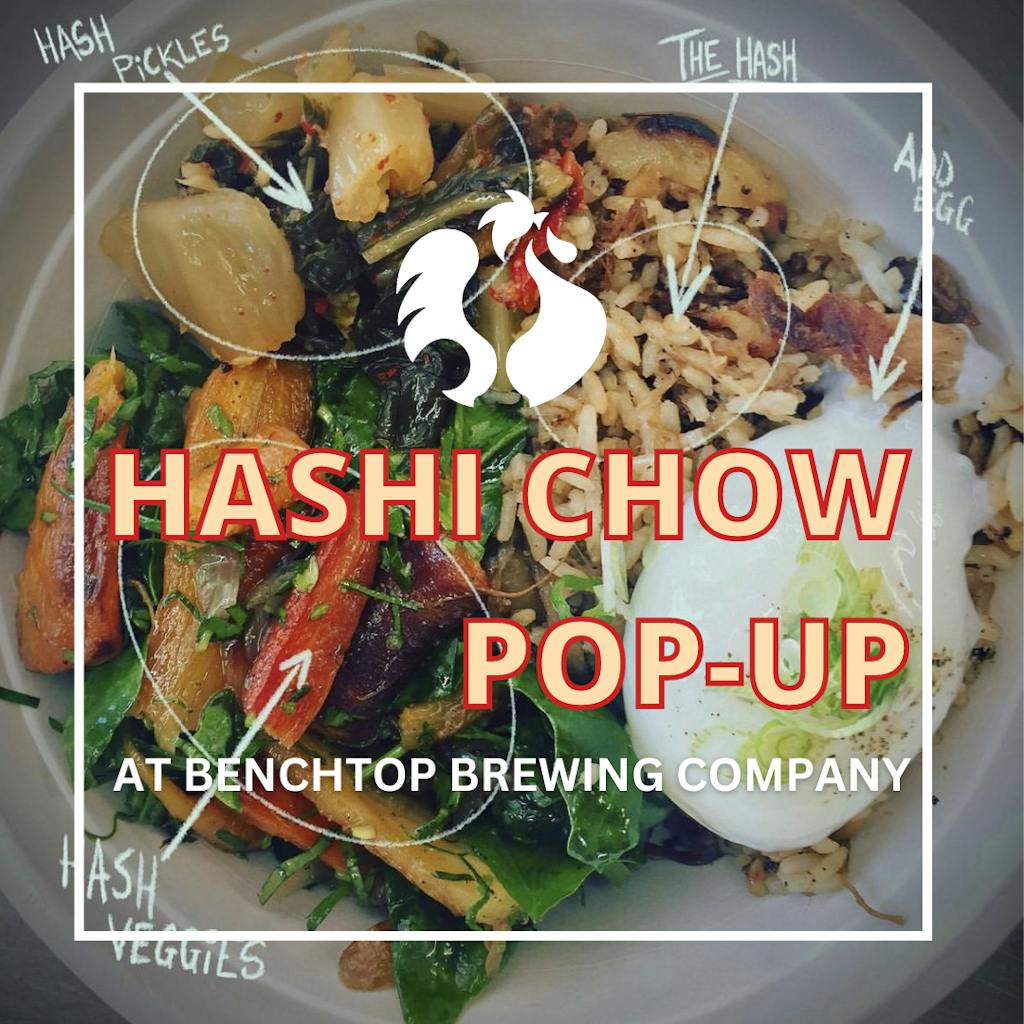 Hashi Sunday Refresh Hashi Chow pop up graphic