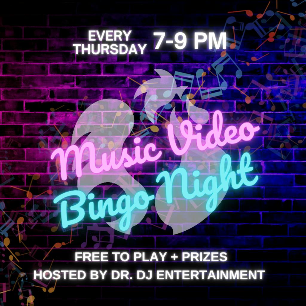 Music Video Bingo Post Music Bingo Graphic