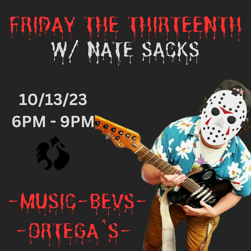 Friday the Thirteenth with Nate Sacks graphic