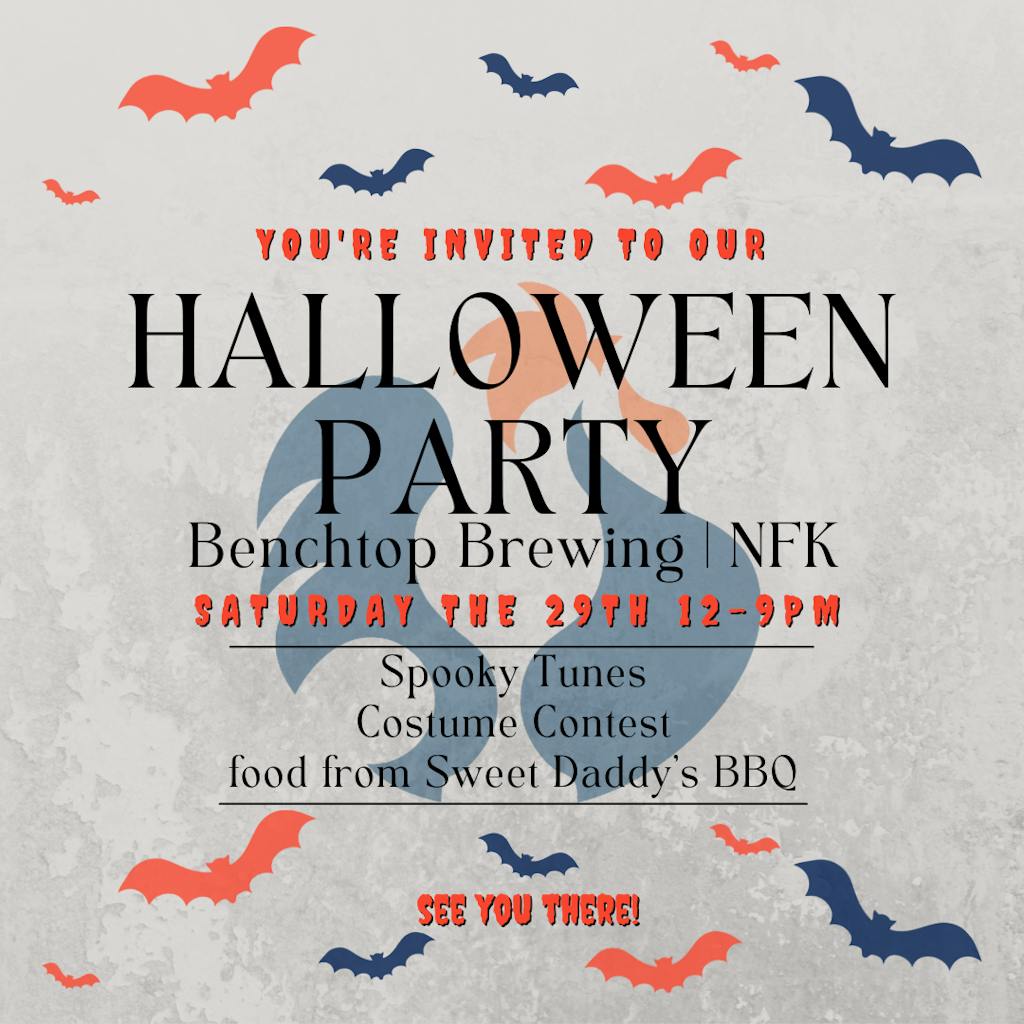NFK Halloween party graphic