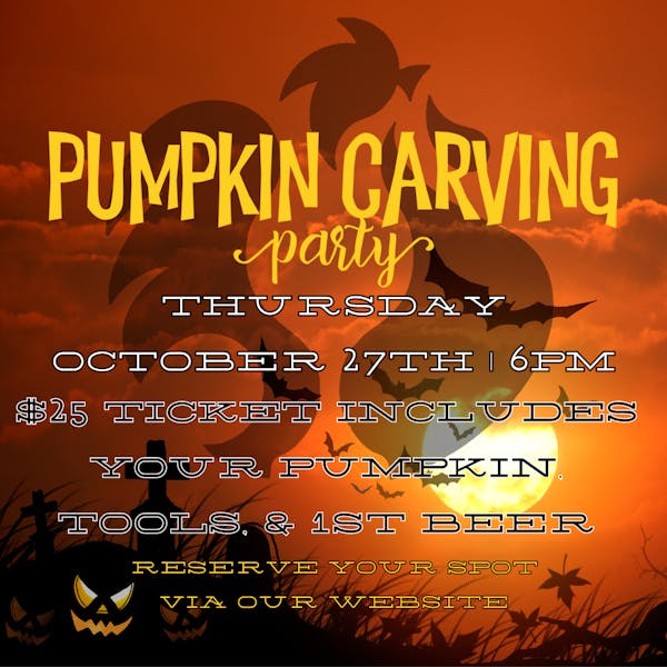 NFK | Boo’s and Brews Pumpkin Carving Party