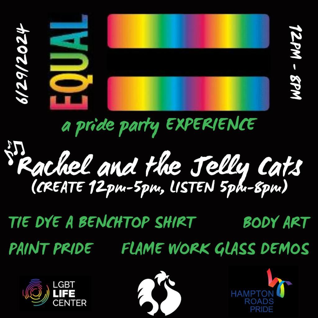 PRIDE MONTH-2 EQUAL Party Graphic
