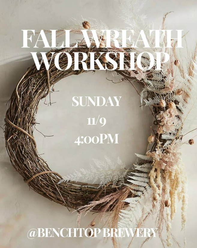 Fall Wreath Workshop w/ Bud & Branch Design RVA