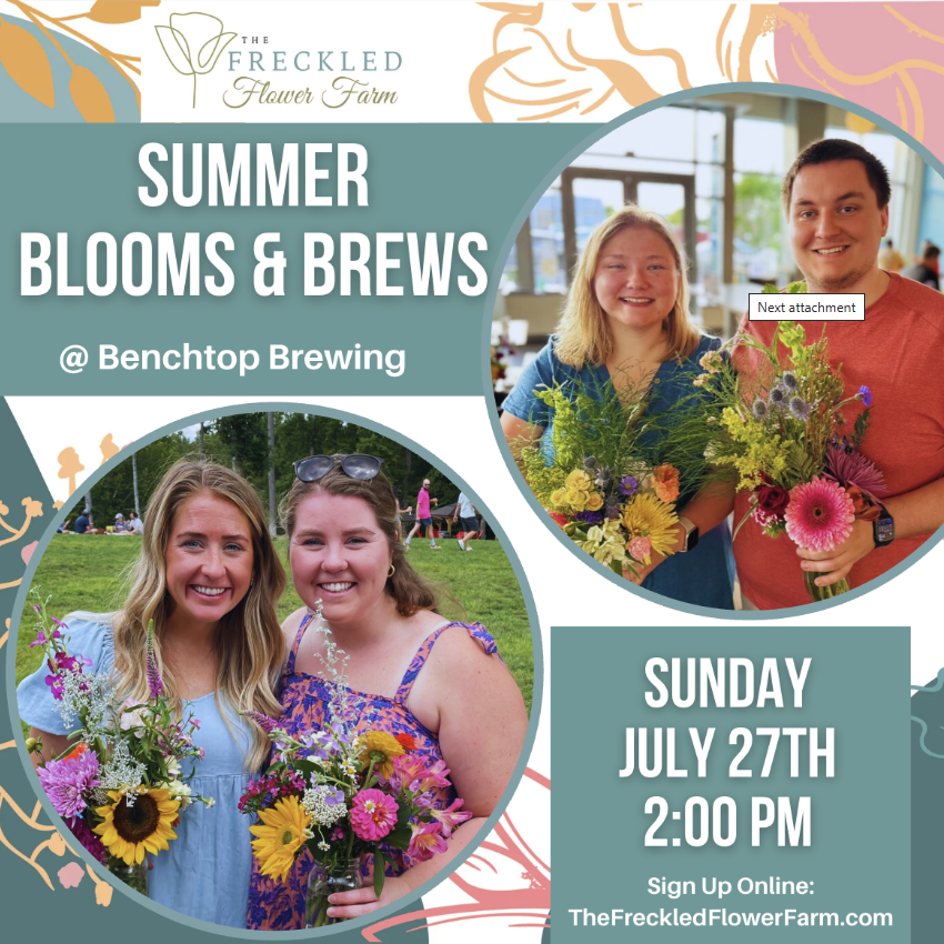 Summer Blooms & Brews with The Freckled Flower Farm RVA