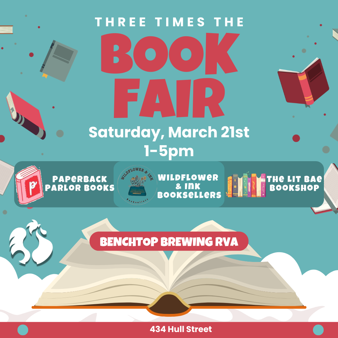 Teal and Red Illustrative Book Fair Event Instagram Post (1)