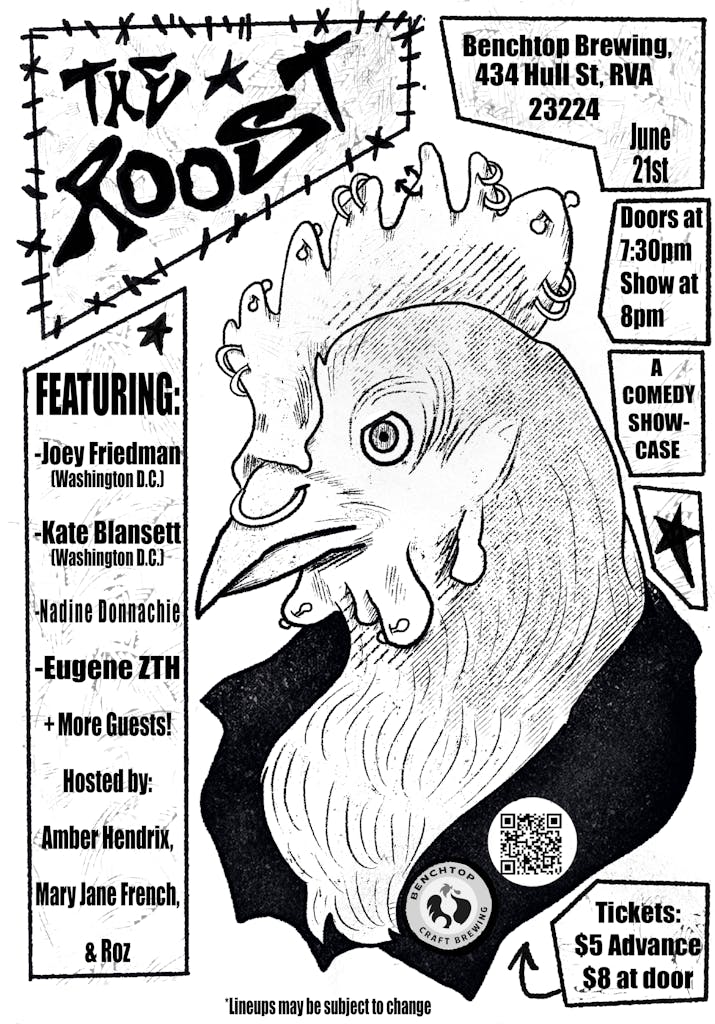 The Roost June 2025 Flyer The Roost June 2025 Flyer
