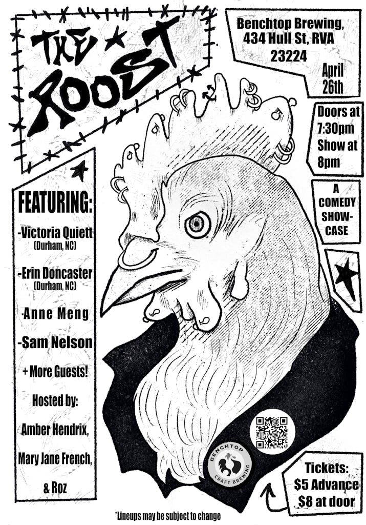 The Roost Poster April 2025 The Roost Poster April 2025