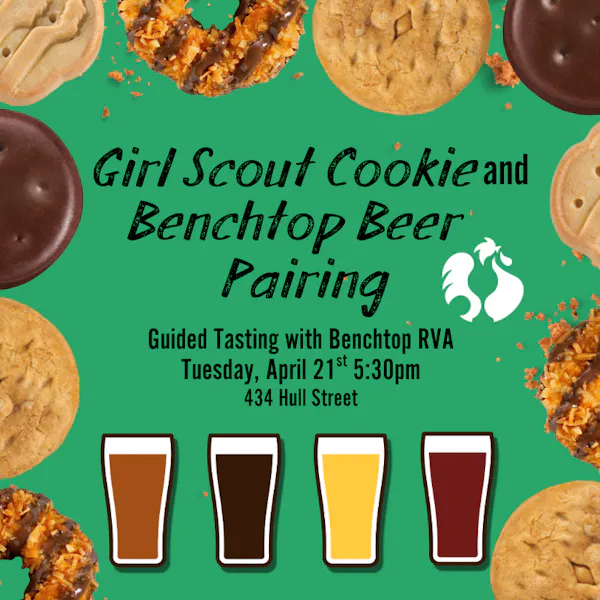 Girl Scout Cookie Beer Pairing/Tasting RVA 4/21