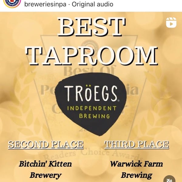 Bitchin Kitten – 2nd Place – Best Taproom – Breweries in PA